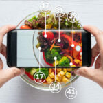 Calories,Counting,And,Food,Control,Concept.,Woman,Using,Application,On